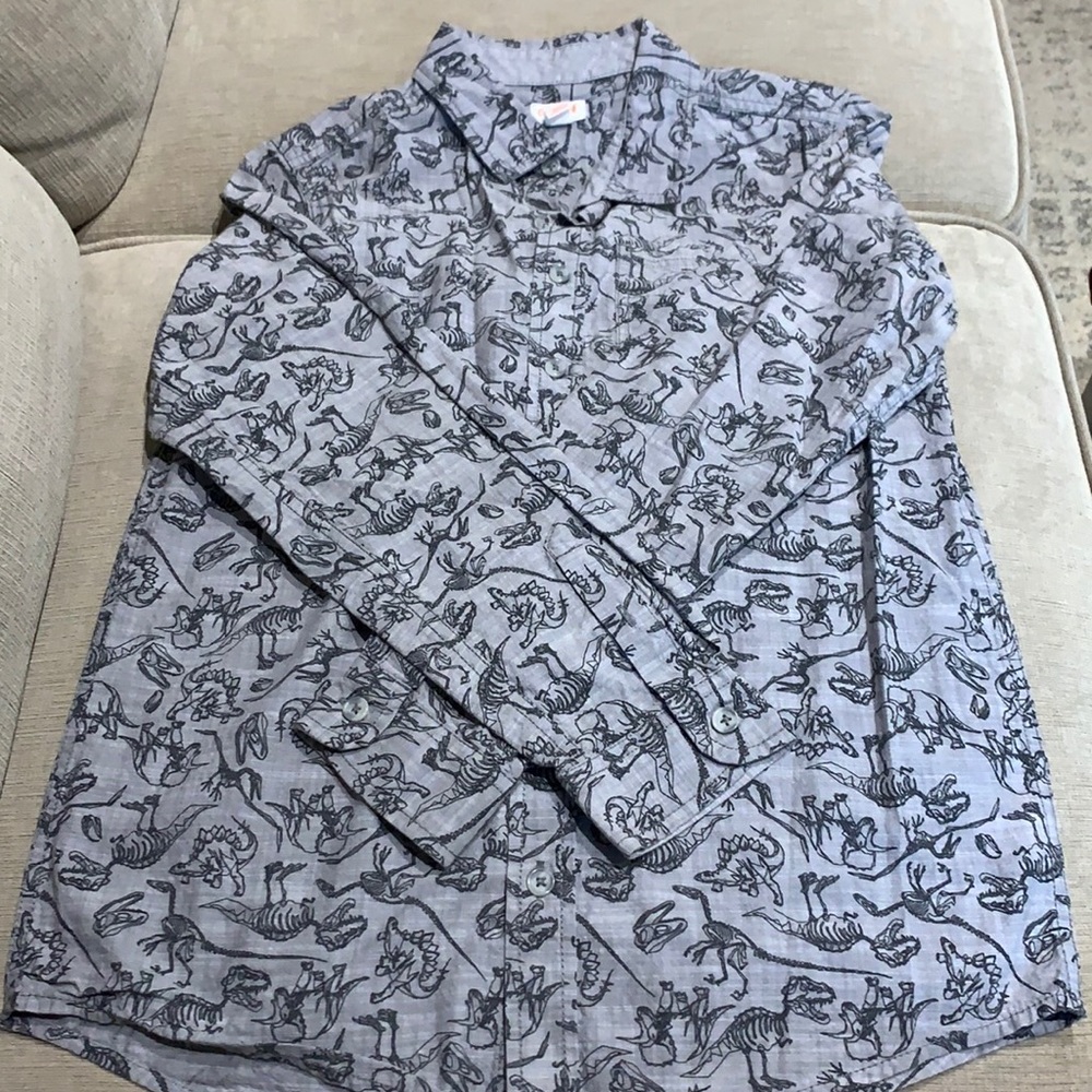 Cat & Jack Dinosaur Button Up